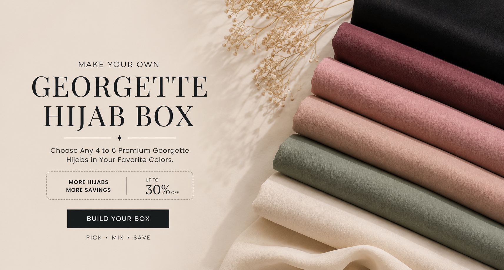 Create Your Own Georgette Hijab Deal