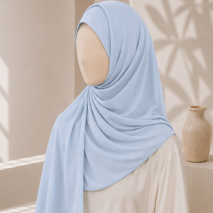 Baby Blue Georgette Hijab