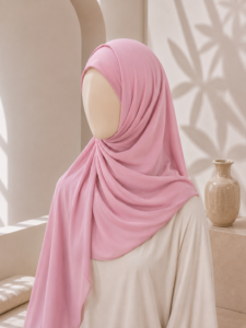 Premium Baby Pink Georgette Hijab
