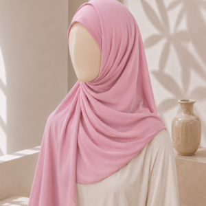 Premium Baby Pink Georgette Hijab
