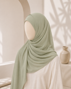 Pistachio Georgette Hijab for women in Pakistan by hayahue