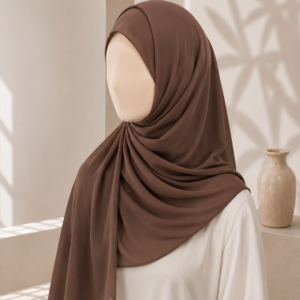 Add a warm and sophisticated touch to your modest wardrobe with our Chestnut Brown Georgette Hijab. This rich earthy shade creates an elegant and refined look, making it a beautiful choice for neutral styling, classic outfits, and effortless everyday elegance. Product Details Material: Premium Georgette Color: Chestnut Brown Size: 70 × 29 inches Fabric Type: Georgette Style: Plain Hijab Suitable For: Casual, Work & Formal Wear Chestnut Brown Georgette Hijab for women in Pakistan by hayahue