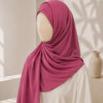 Premium Dark Pink Georgette Hijab