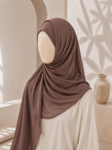 Dark Skin Georgette Hijab for women in Pakistan