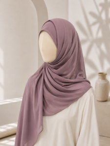 Dusty Mauve Georgette Hijab for women in Pakistan
