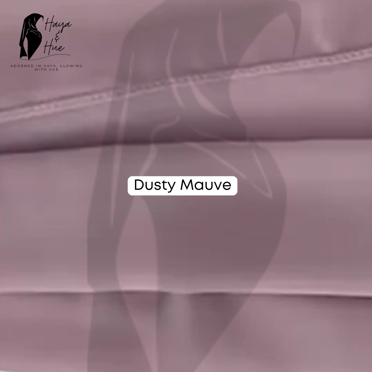 Premium Dusty Mauve Georgette Hijab - Image 3