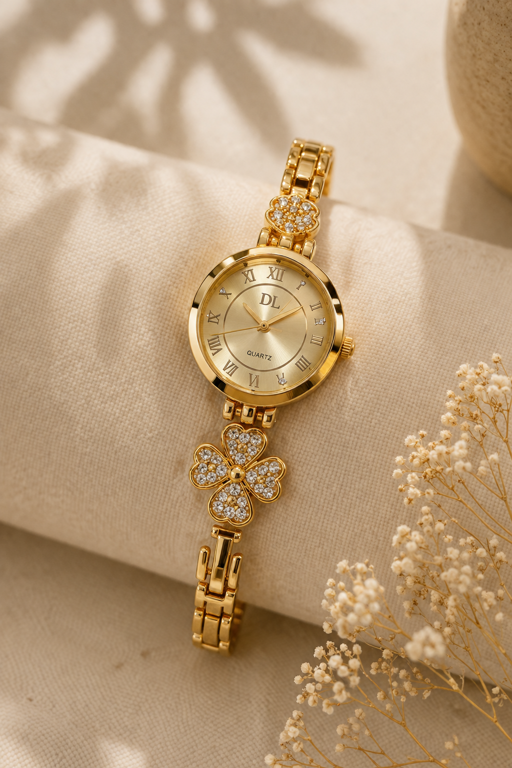 Gold Blossom Bracelet Watch product photo 1