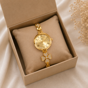 Gold Blossom Bracelet Watch product photo 3