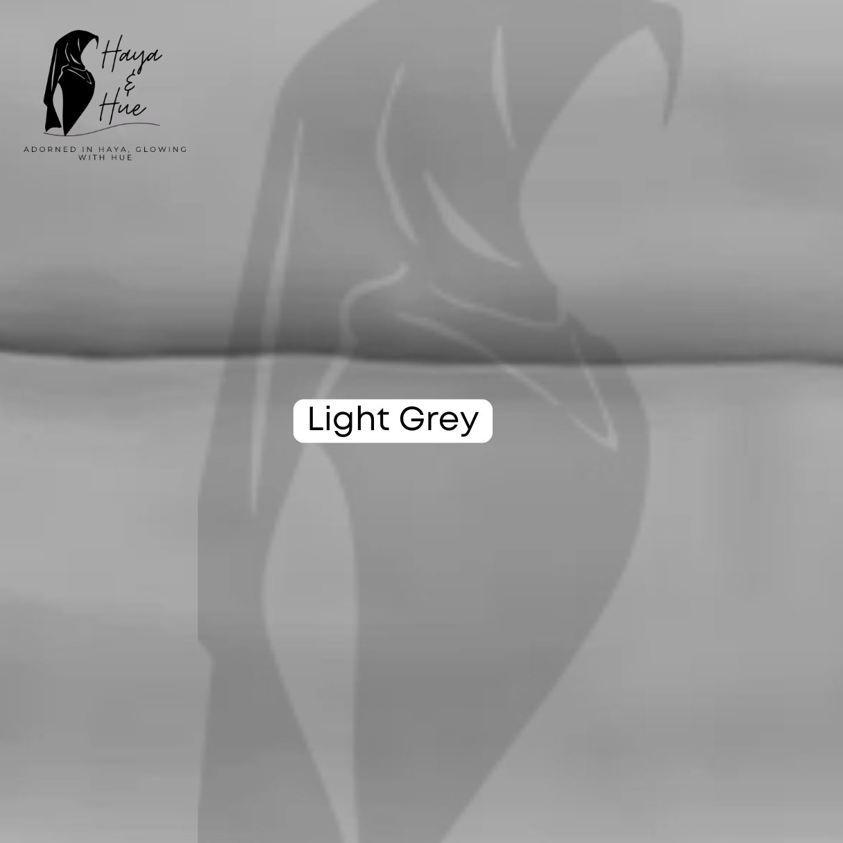 Light Grey Georgette Hijab