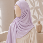 Premium Lilac Georgette Hijab
