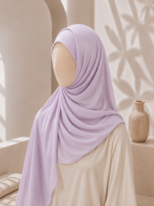 Premium Lilac Georgette Hijab