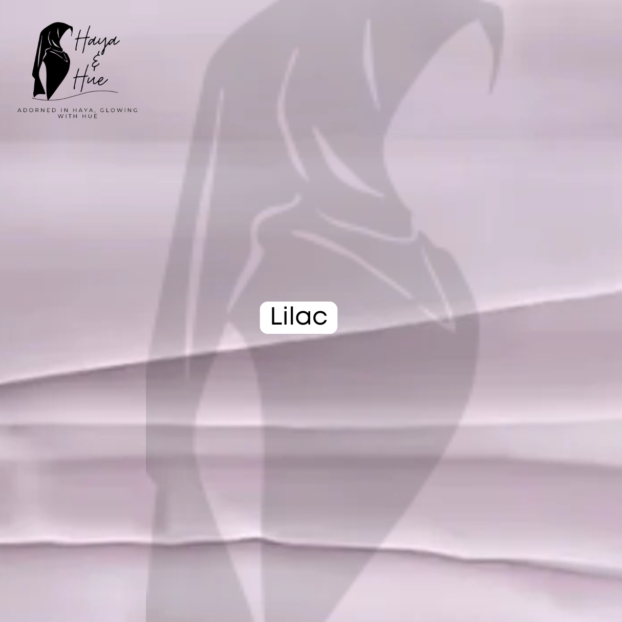 Premium Lilac Georgette Hijab - Image 3