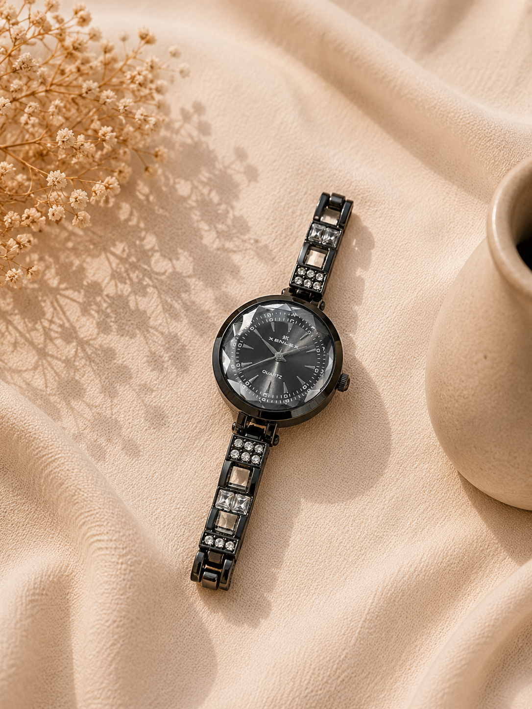 Luxury Black Crystal Watch product photo 2