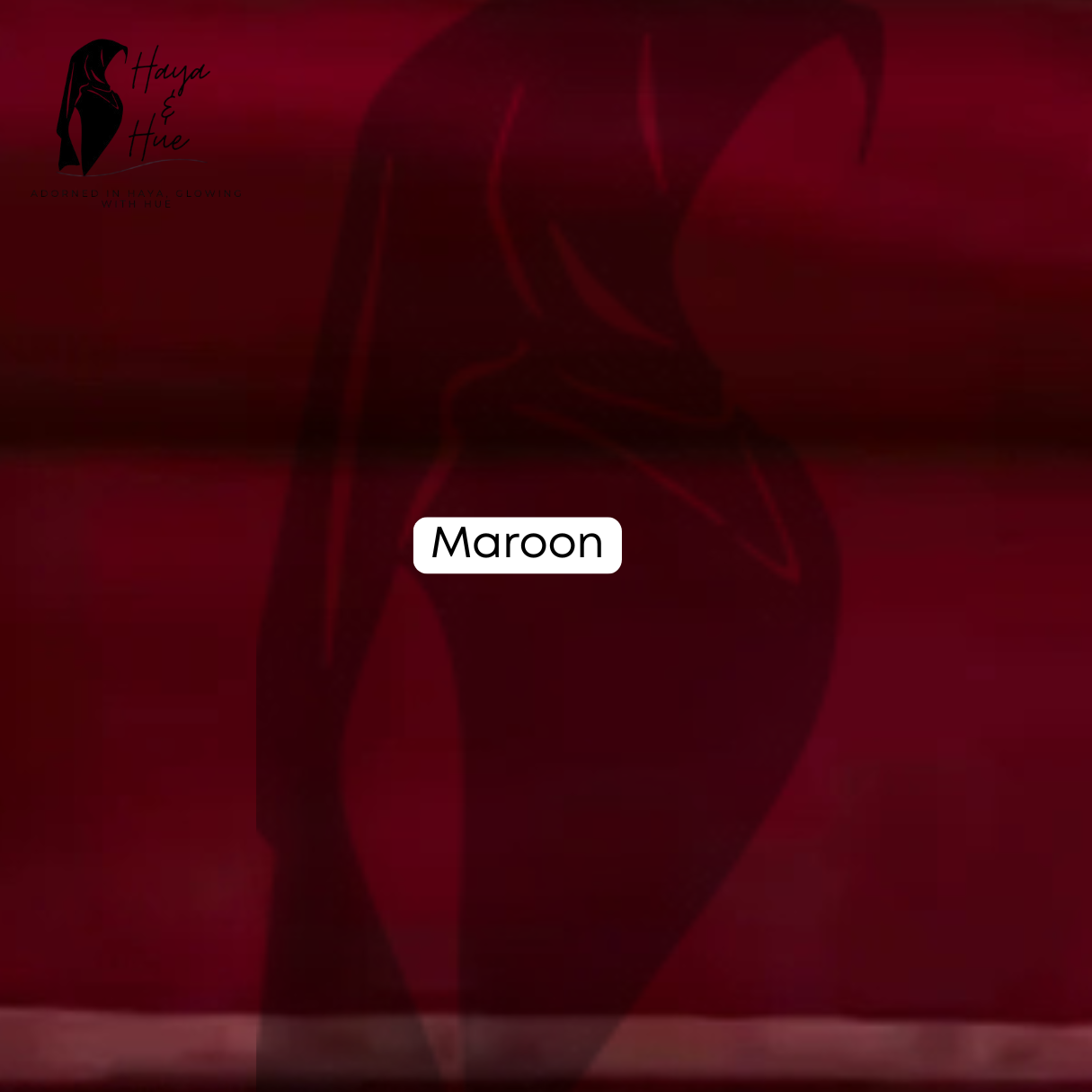Premium Maroon Georgette Hijab - Image 3