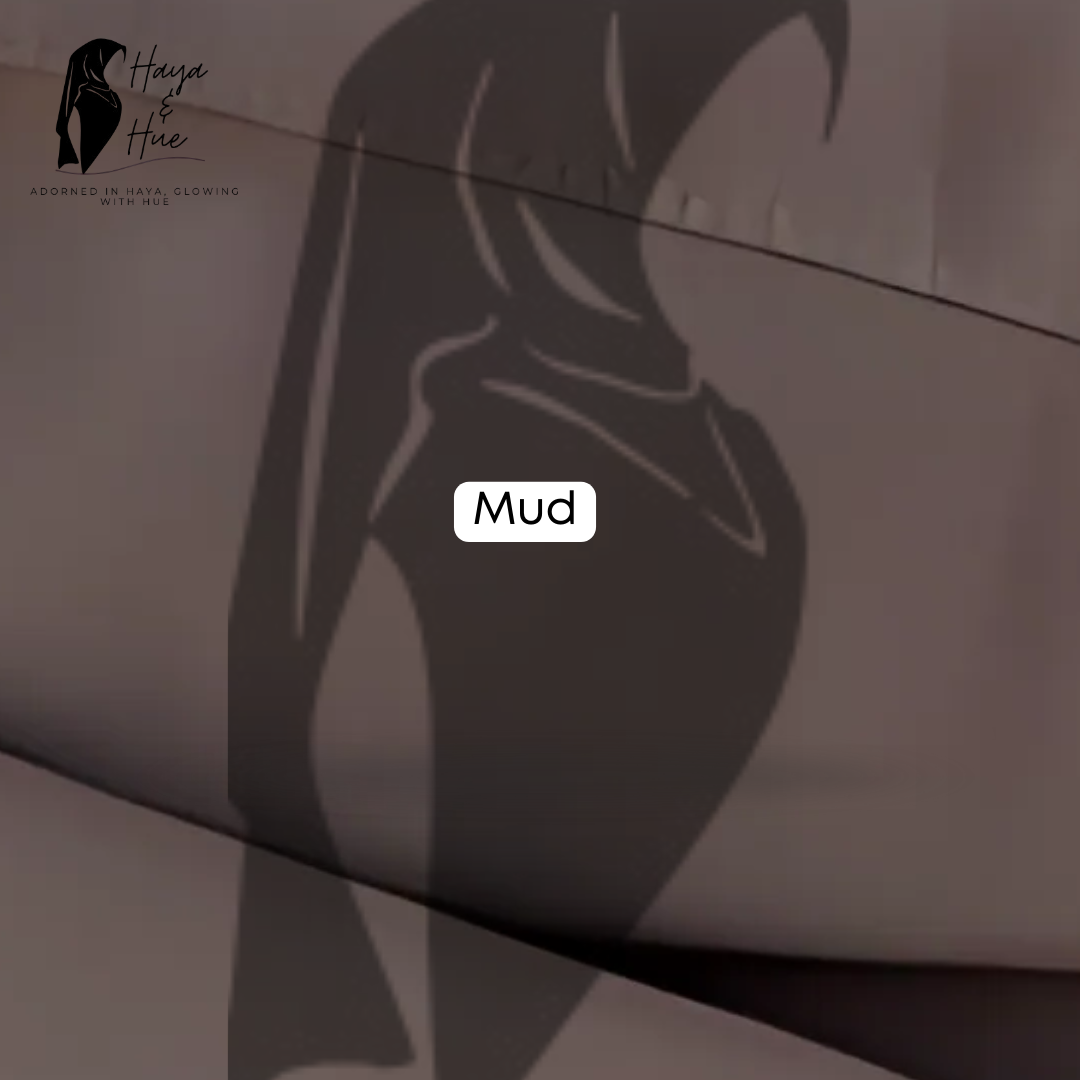 Premium Mud Georgette Hijab - Image 3