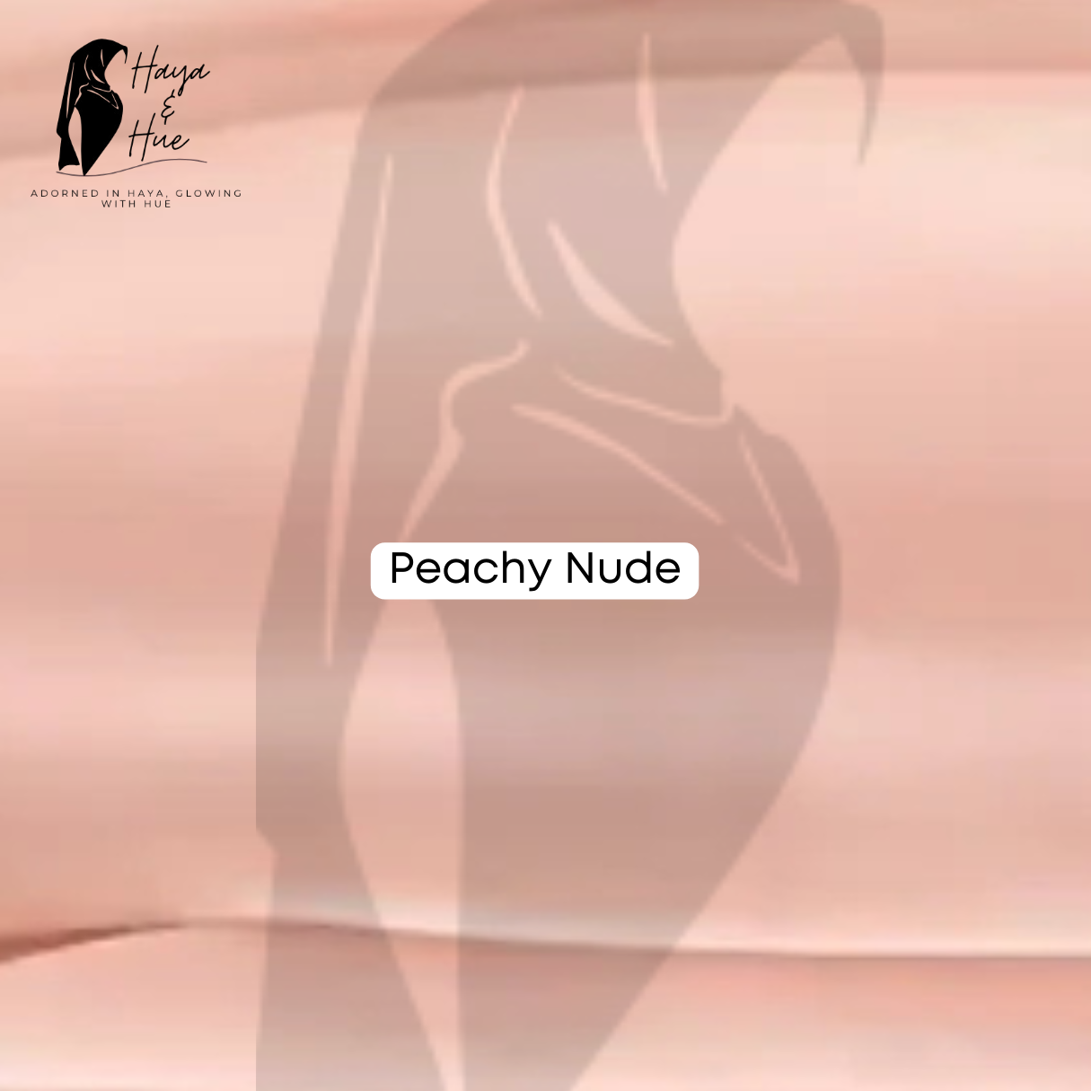 Peachy-Nude-Georgette-Hijab-for-Women-Plain-Modest