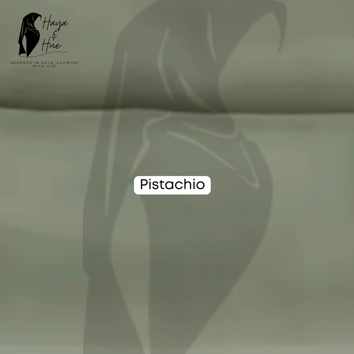 Pistachio Georgette Hijab for women in Pakistan