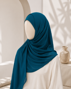 Premium Teal Blue Hijab