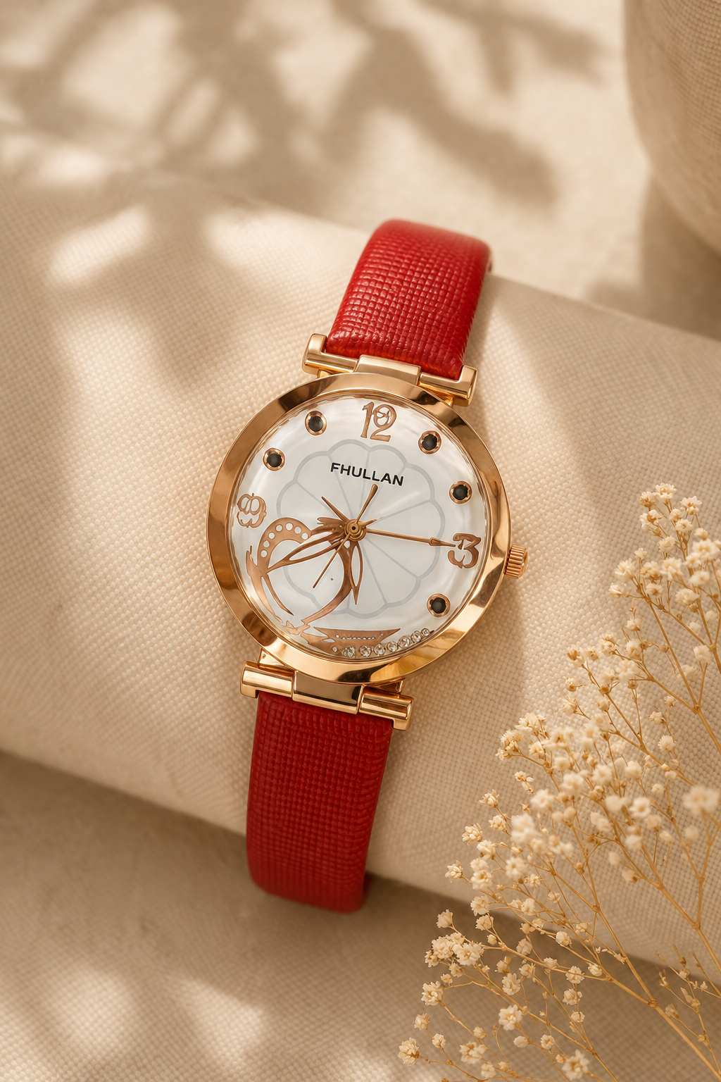 Rose Gold Moon Dial Watch product photo 1