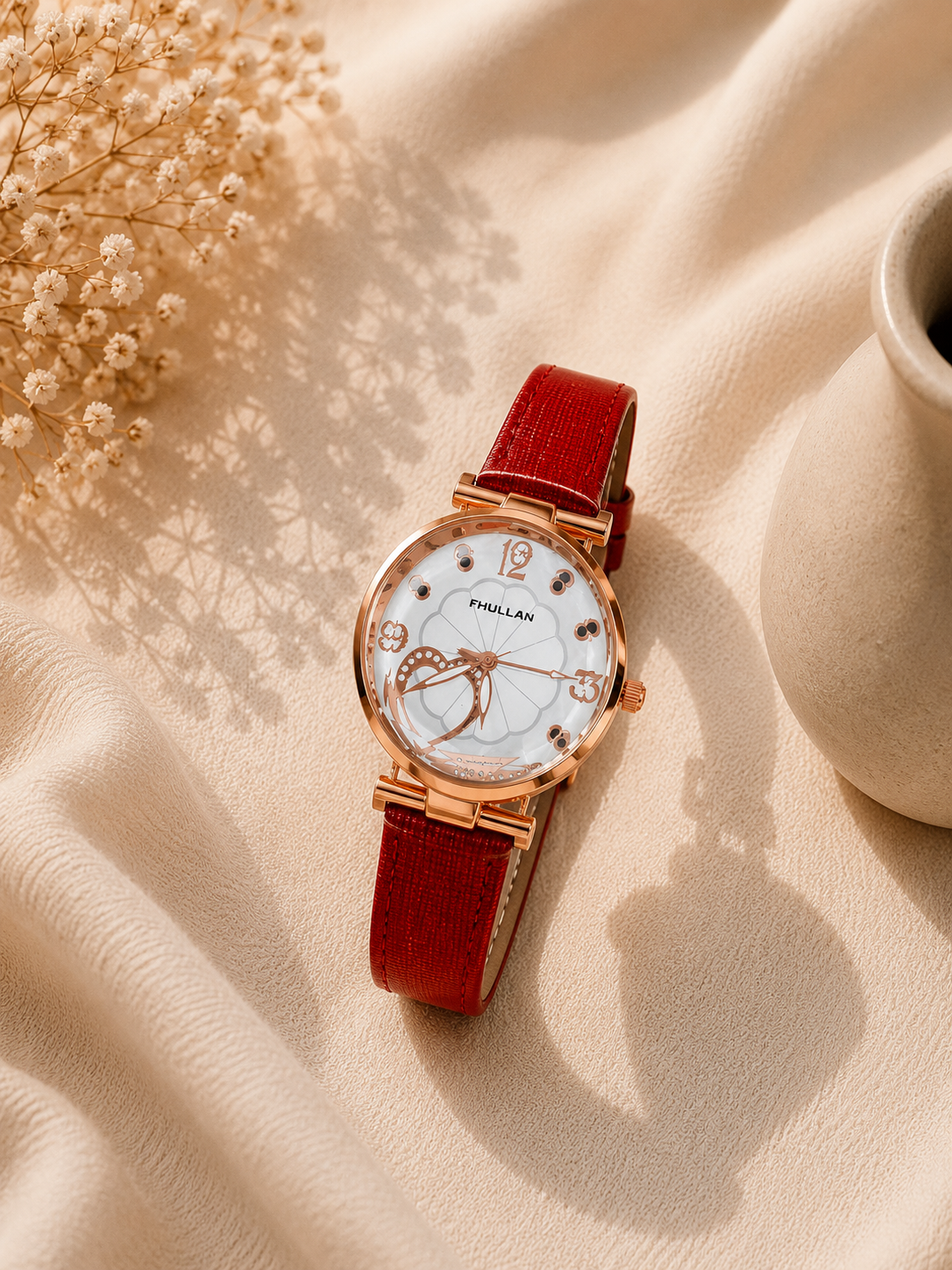 Rose Gold Moon Dial Watch product photo 2