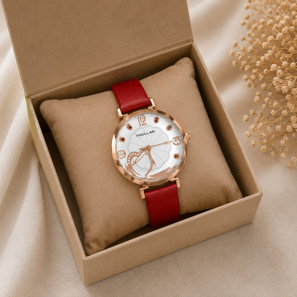 Rose Gold Moon Dial Watch product photo 3