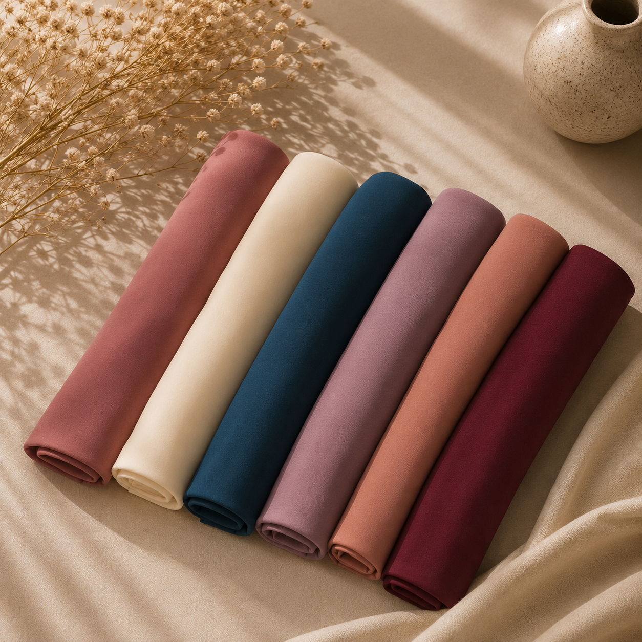 Rustic Charm Premium Georgette Hijab Box