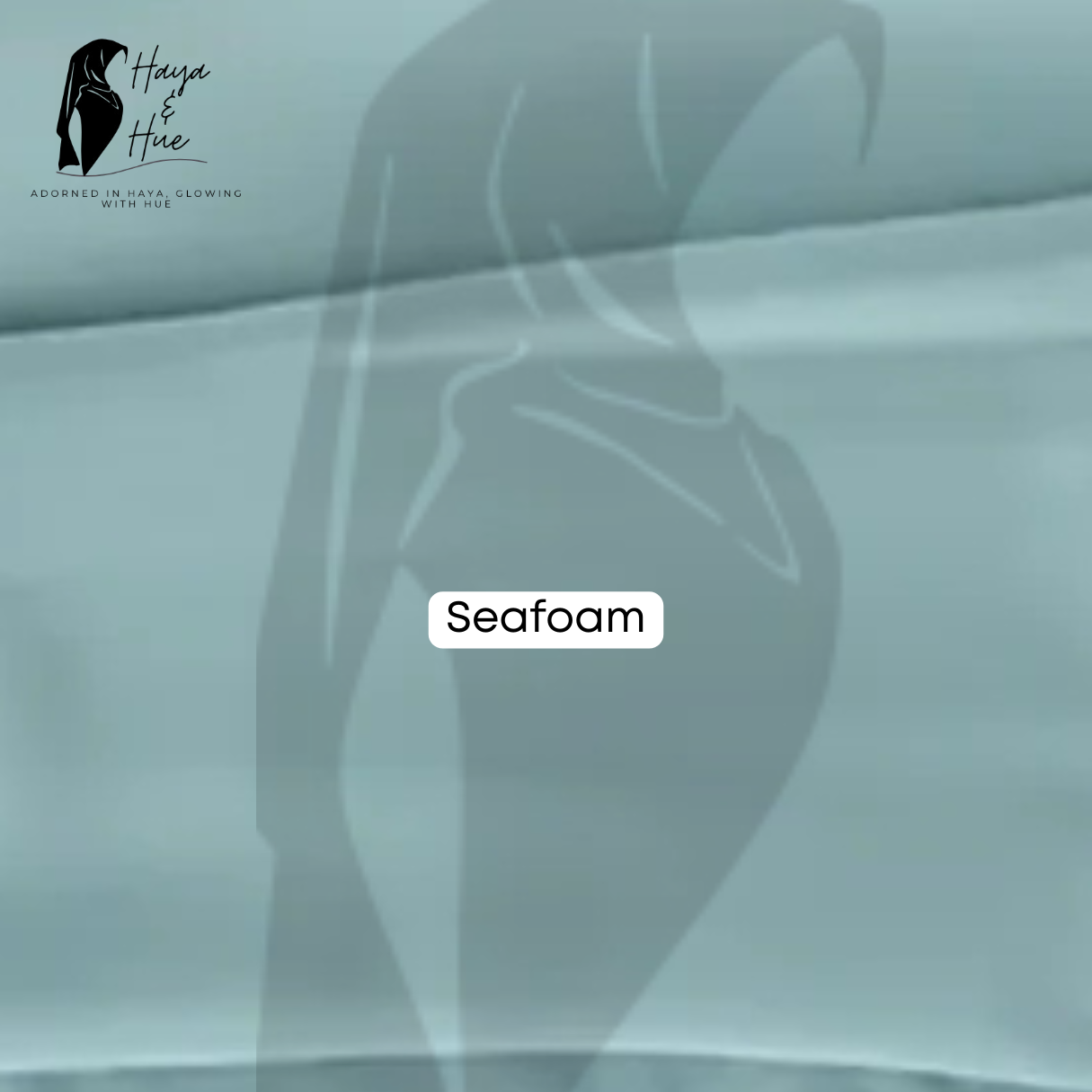 Premium Seafoam Georgette Hijab