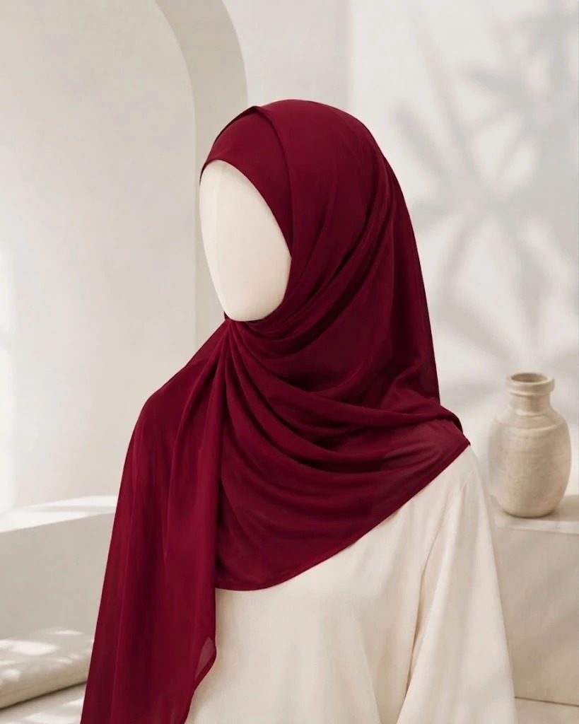 Premium Anari color georgette hijab scarf