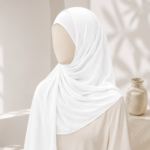 Premium White Georgette Hijab