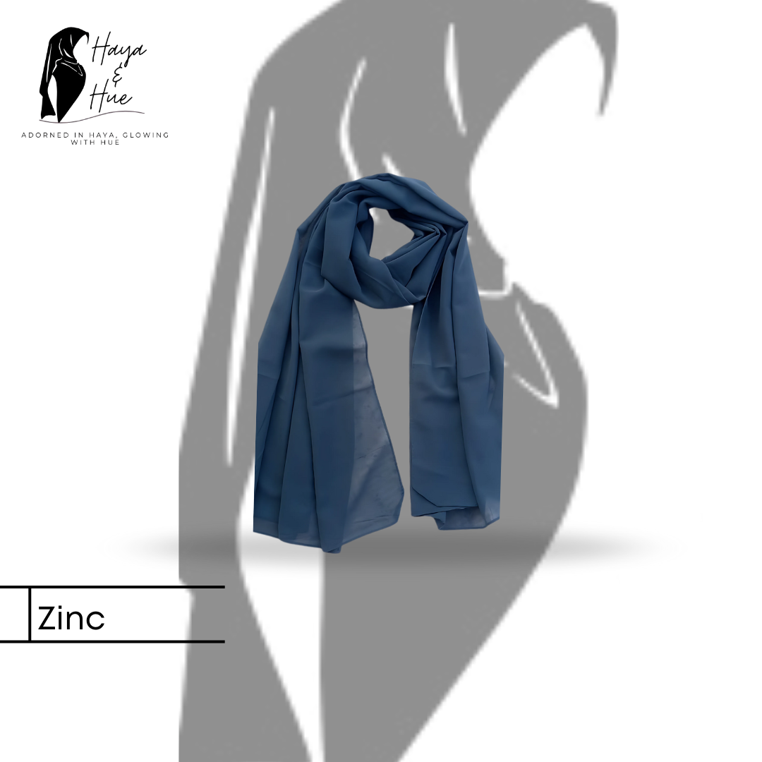 Premium Zinc Georgette Hijab