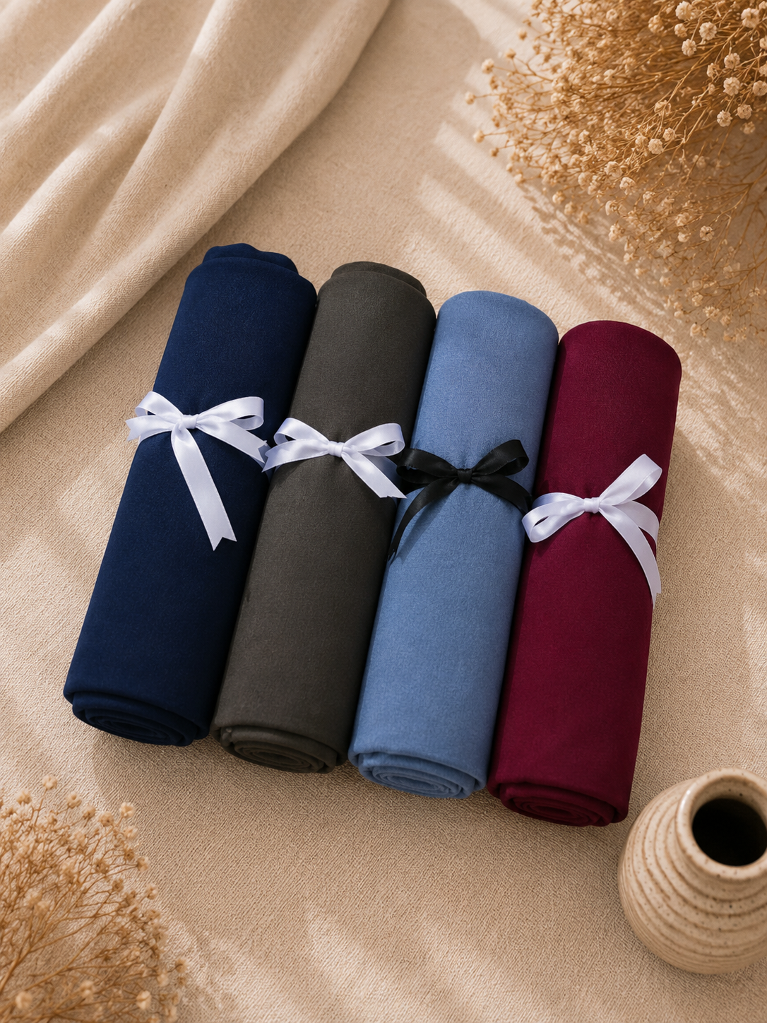 Signature Shades Hijab Set – 4 Pc Georgette Bundle - Image 2